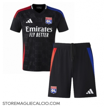 Olympique Lyonnais Maglia Gara Trasferta Repliche 2024-25 Bambino
